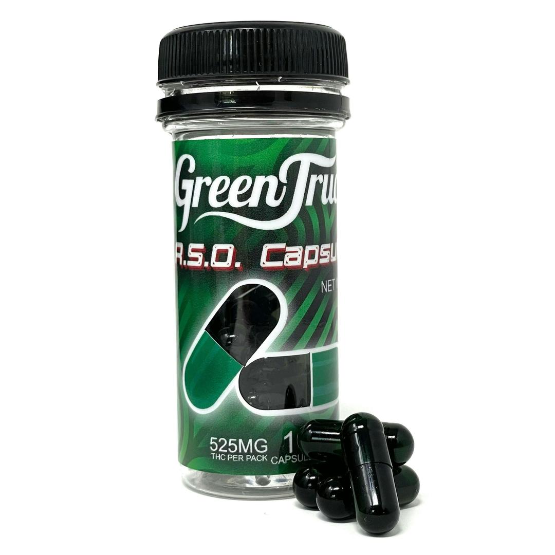 35 MG RSO THC OIL Capsules (525MG), 15 Count