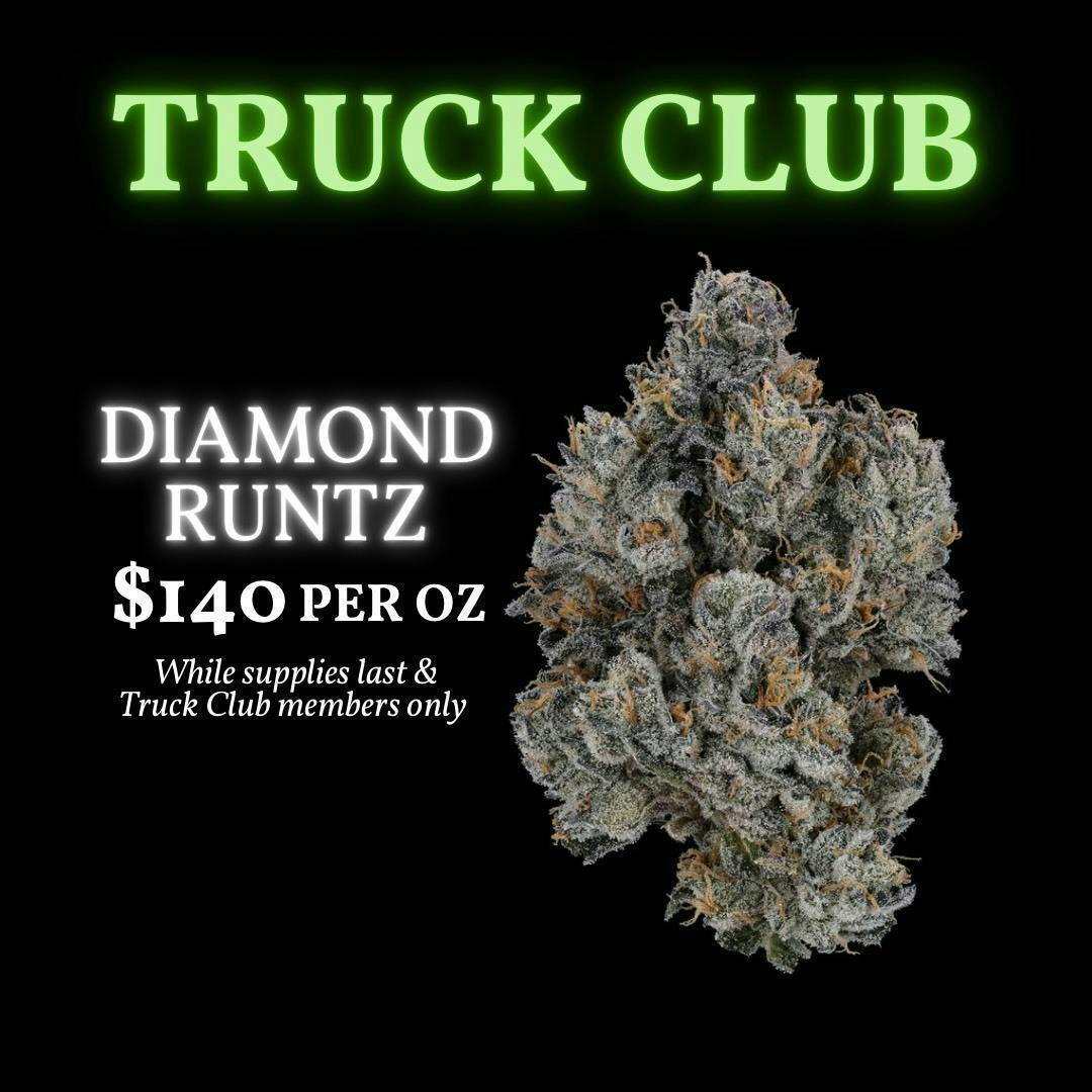 ***Truck Club Member Exclusive*** - Diamond Runtz Ounces - $140