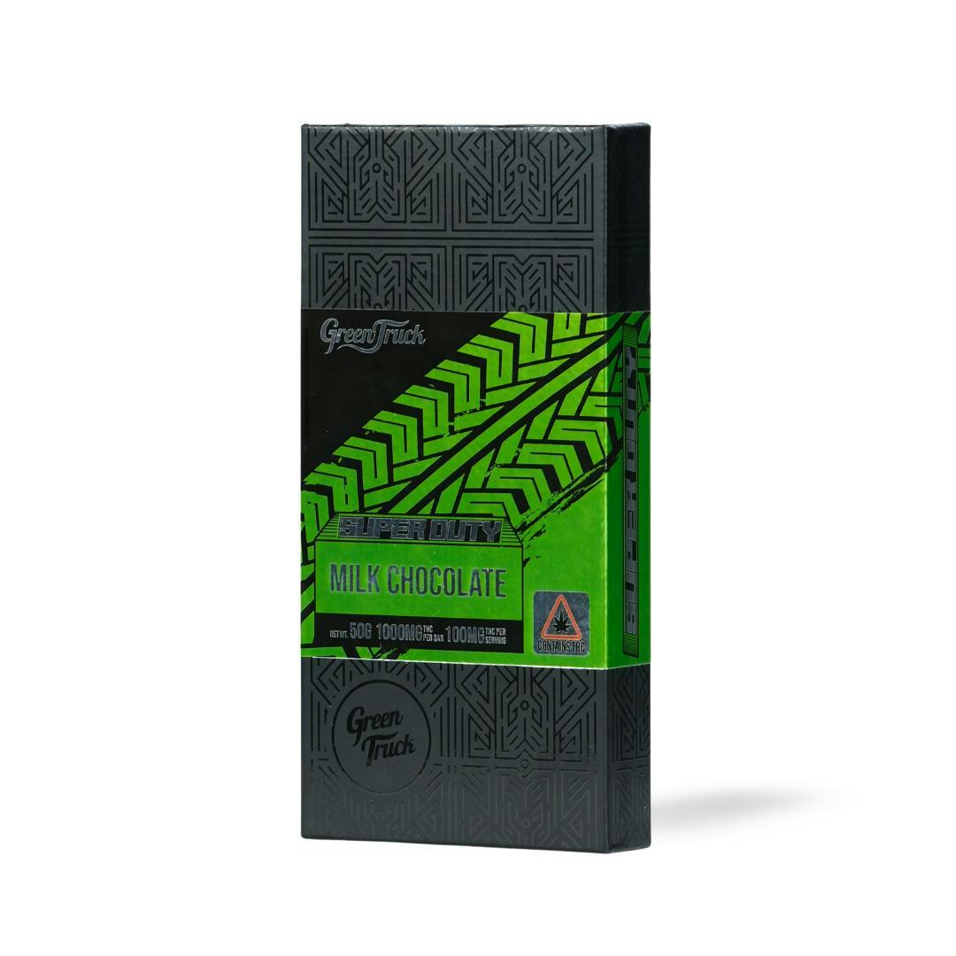 Premium Cannabis Chocolate Bar - Super Duty - Milk Chocolate (1000 MG)