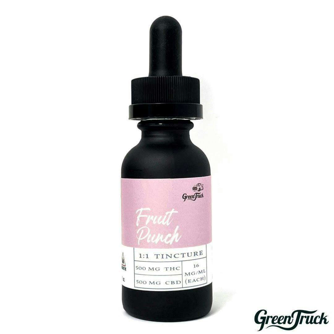 1:1 THC/CBD Oil Tincture - Fruit Punch