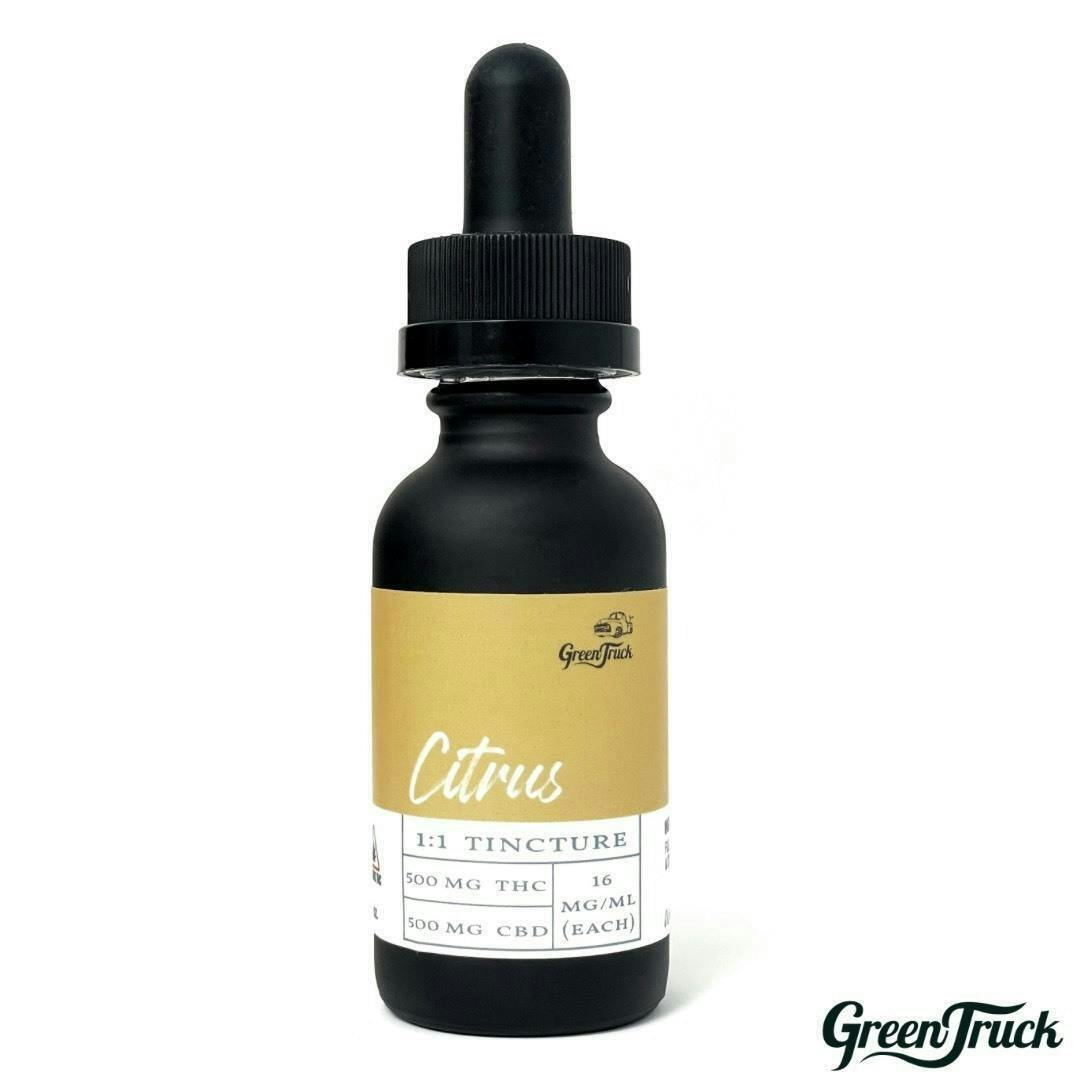 1:1 THC/CBD Oil Tincture - Citrus