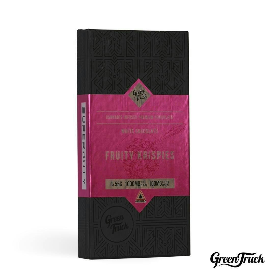 Premium Cannabis Chocolate Bar - Super Duty - Fruity Krispie (1000 MG)