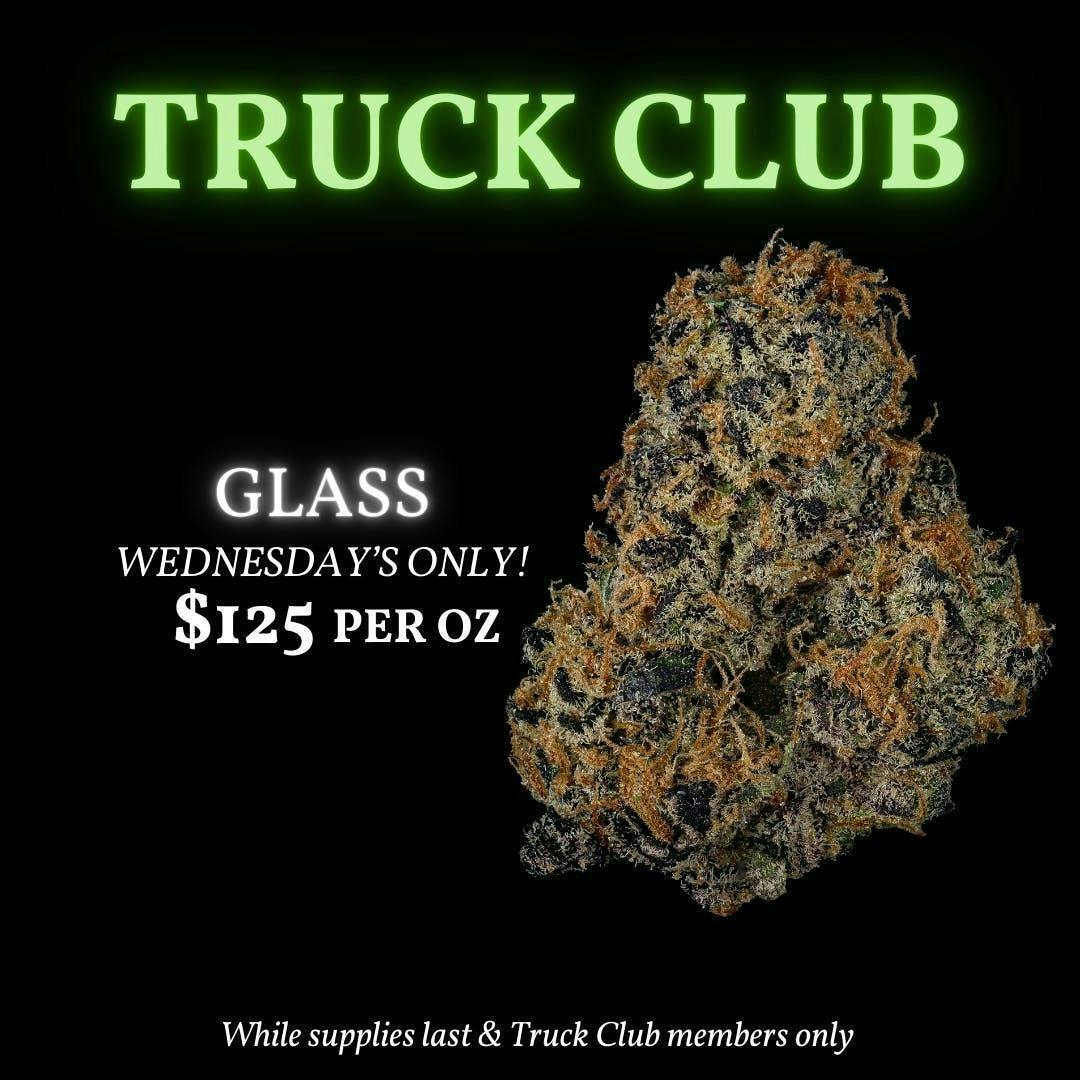 ***Truck Club Member Exclusive*** Glass Ounces $125**