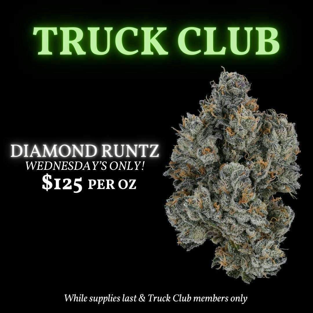 ***Truck Club Member Exclusive *** Diamond Runtz Ounces $125**