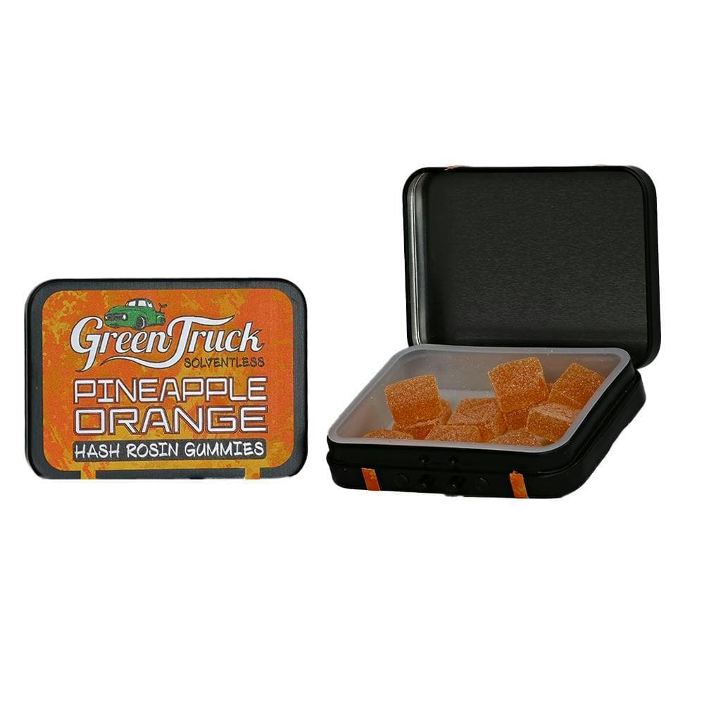 Premium Hash Rosin Cannabis Gummies - Pineapple Orange (100mg)