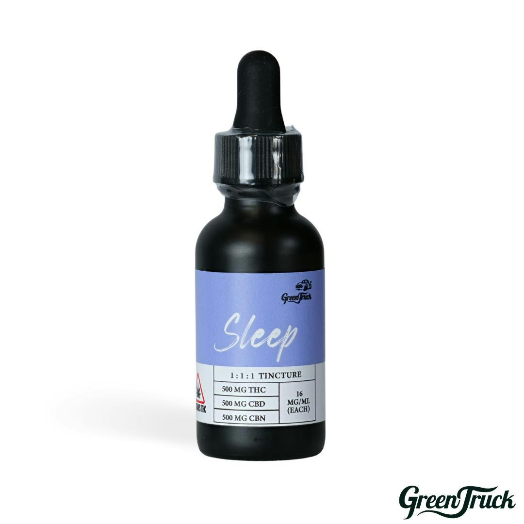 1:1:1 CBN/RSO/CBD Sleep Tincture - Strawberry Banana