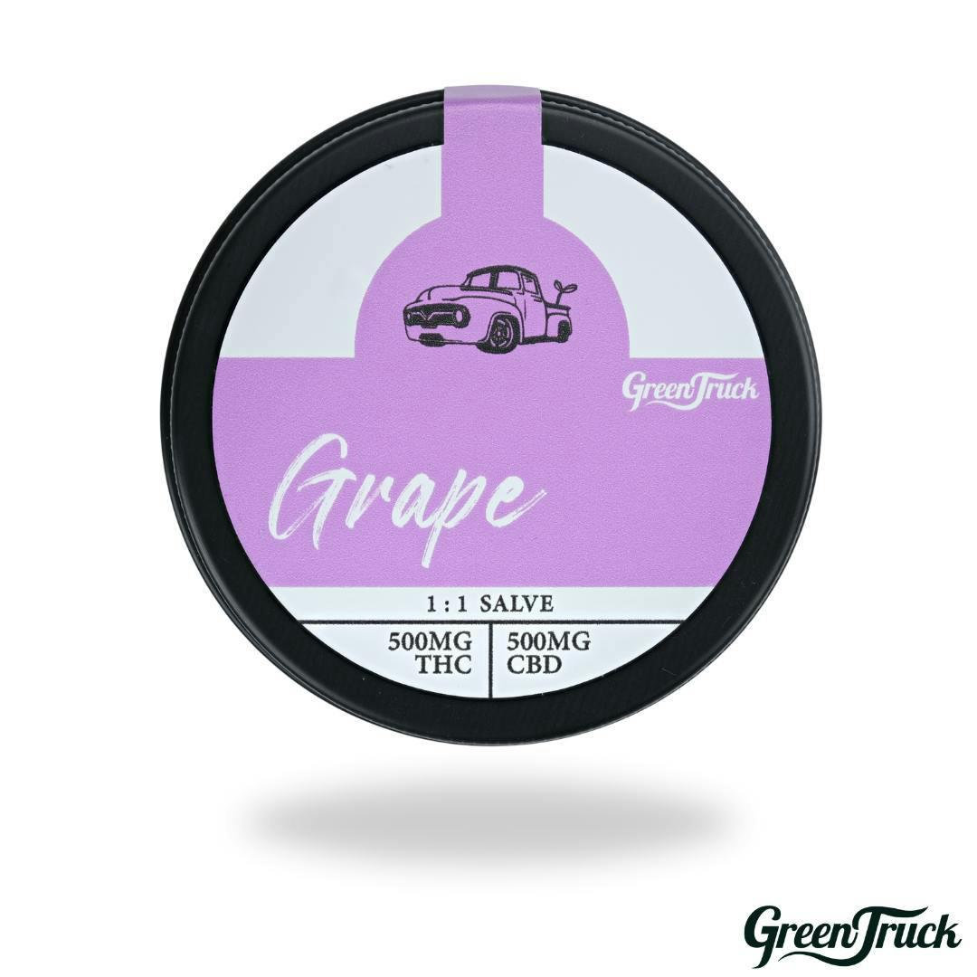 1:1 RSO/CBD Salve - Grape (500 MG RSO/ 500 MG CBD)