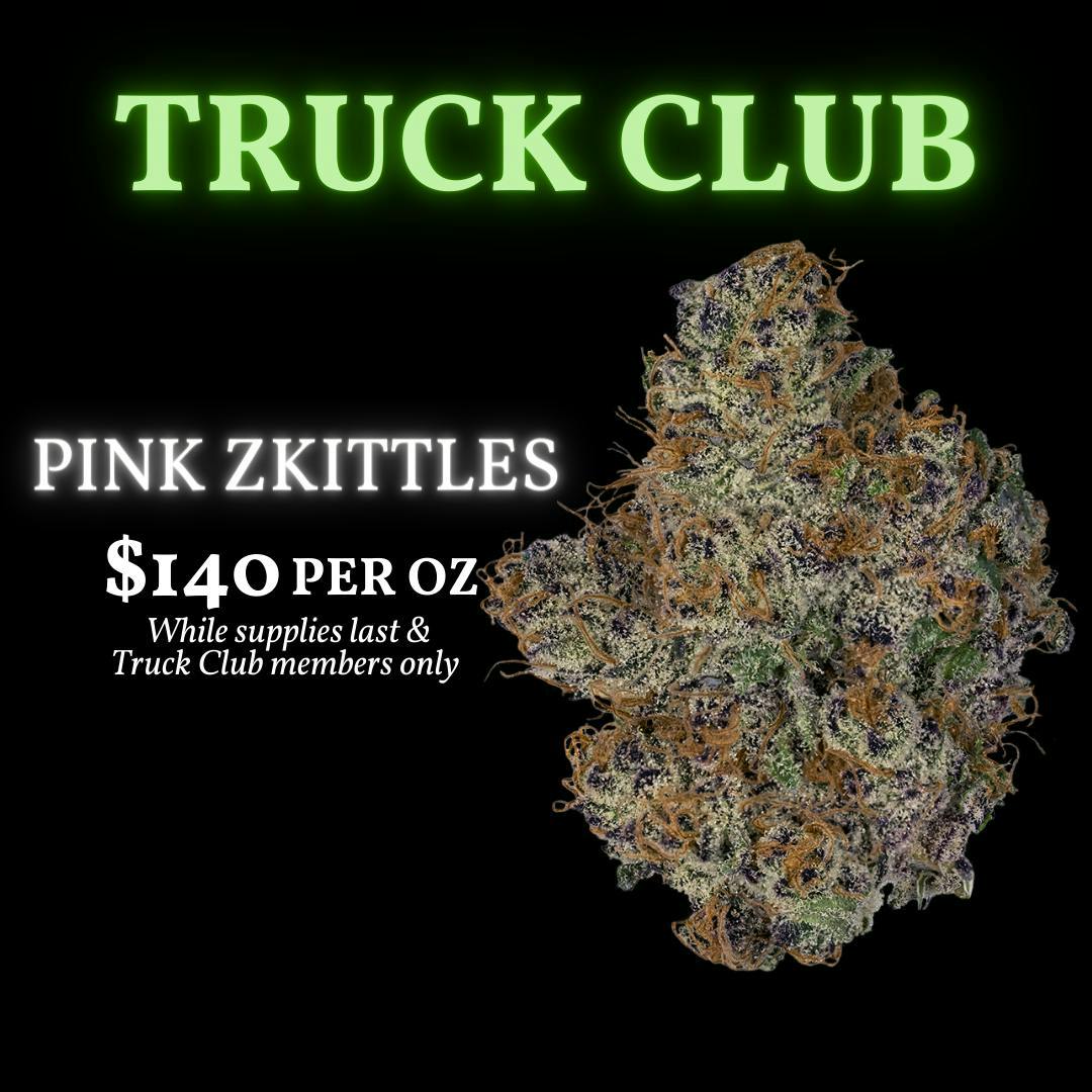 *** Truck Club Member Exclusive*** Pink Zkittles Ounces $140***