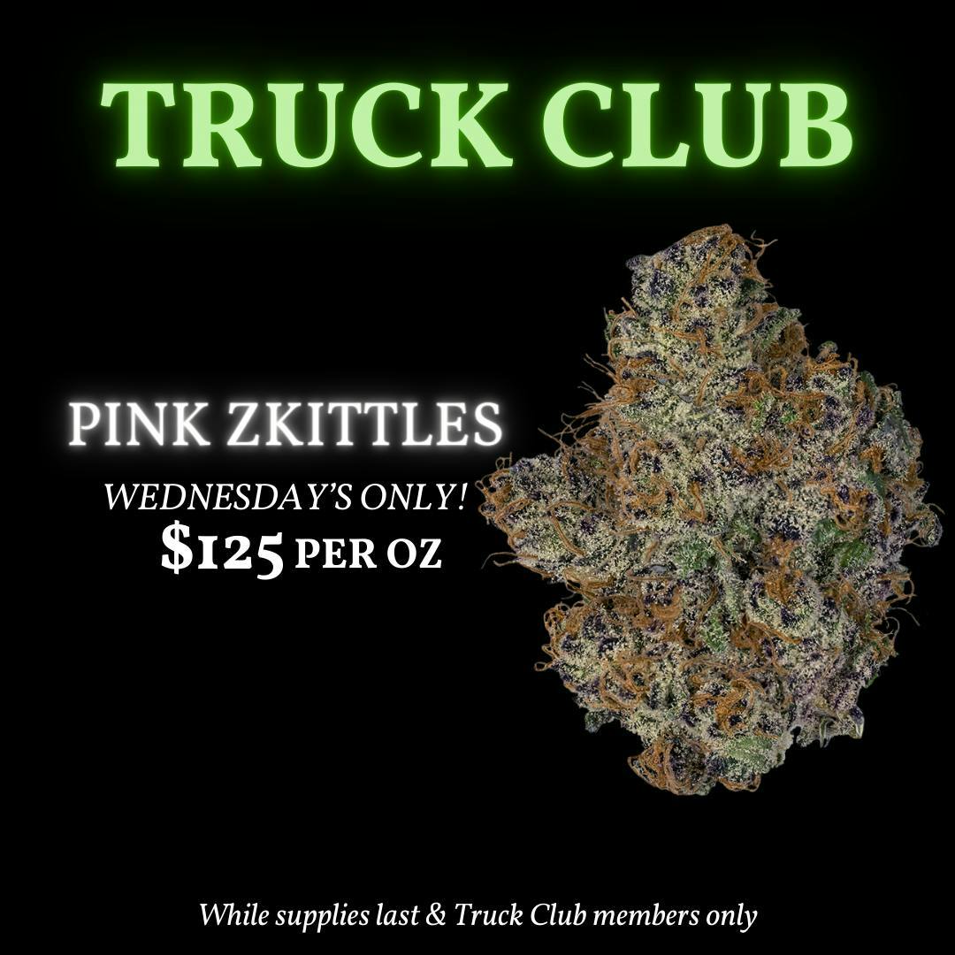 *** Truck Club Member Exclusive*** Pink Zkittles Ounces $125***