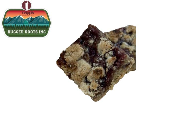 Rugged Roots+Tripp's - Fresh Baked Berry Oat Bar 25mg