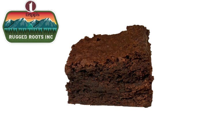 Rugged Roots+Tripp's - Fresh Baked Plain Brownie 25mg