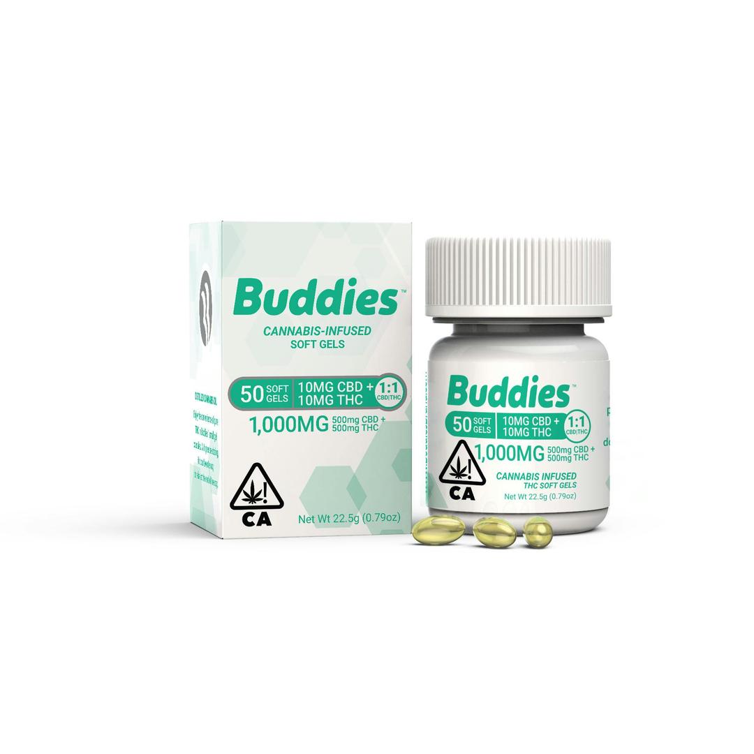 THC/CBD 10mg:10mg Ratio Capsule 50pc