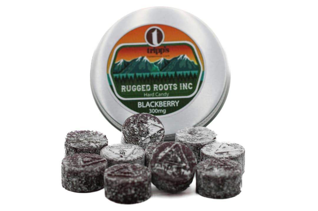 Rugged Roots - Blackberry 300mg Hard Sweets