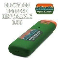 Rugged Roots - Disposable Elevated Terpene White Runtz 0.5g