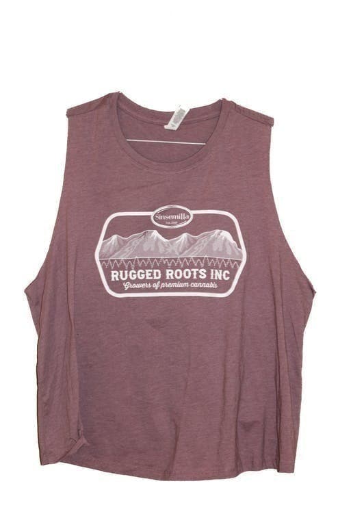 Rugged Roots - Faded Pinky Purple Crop Top (X Large)
