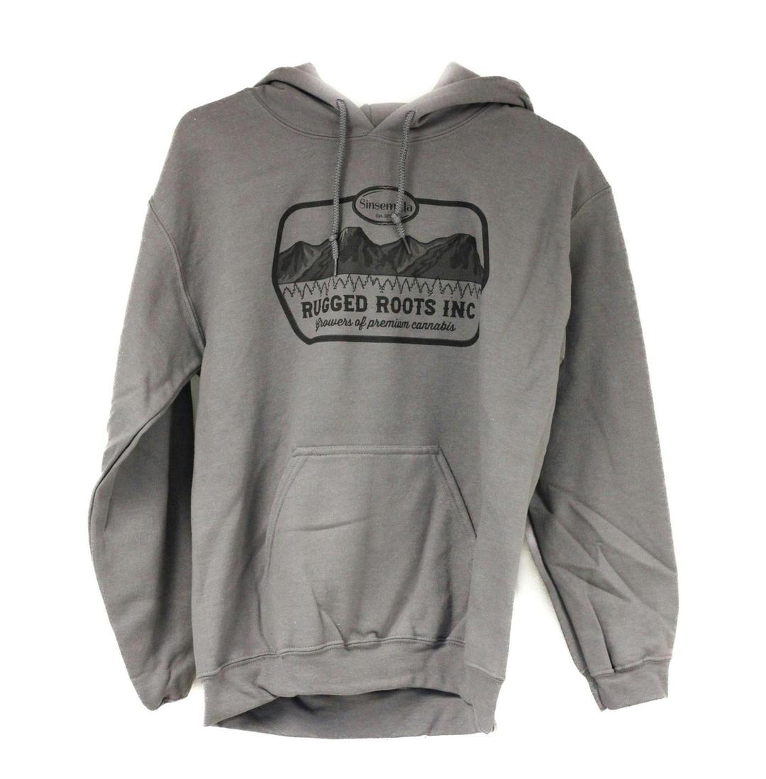 Rugged Roots - Hoodie (Grey and Black) {XXX Large}