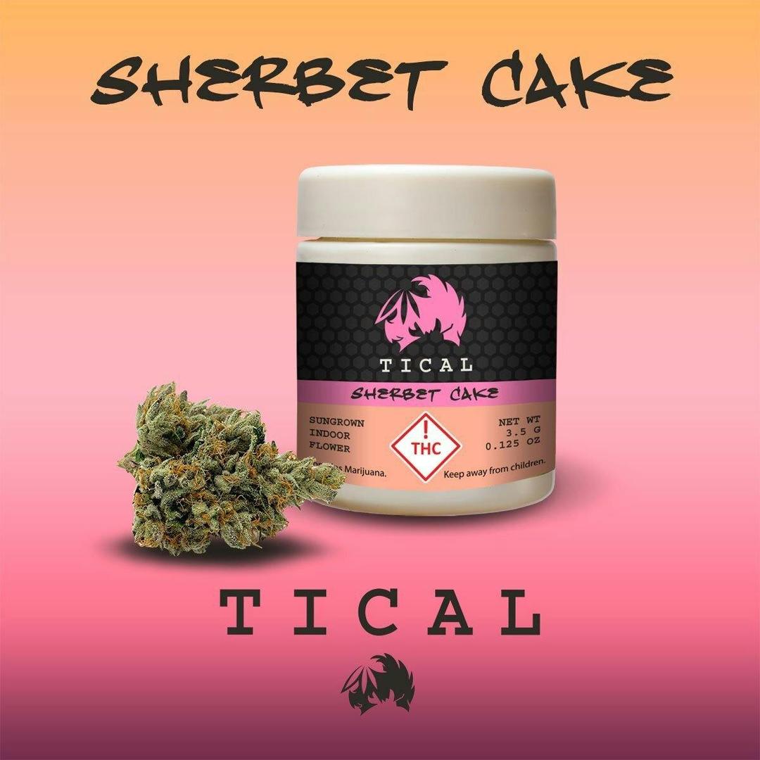 TICAL Sherbet Cake Eighth Flower (3.5 G)