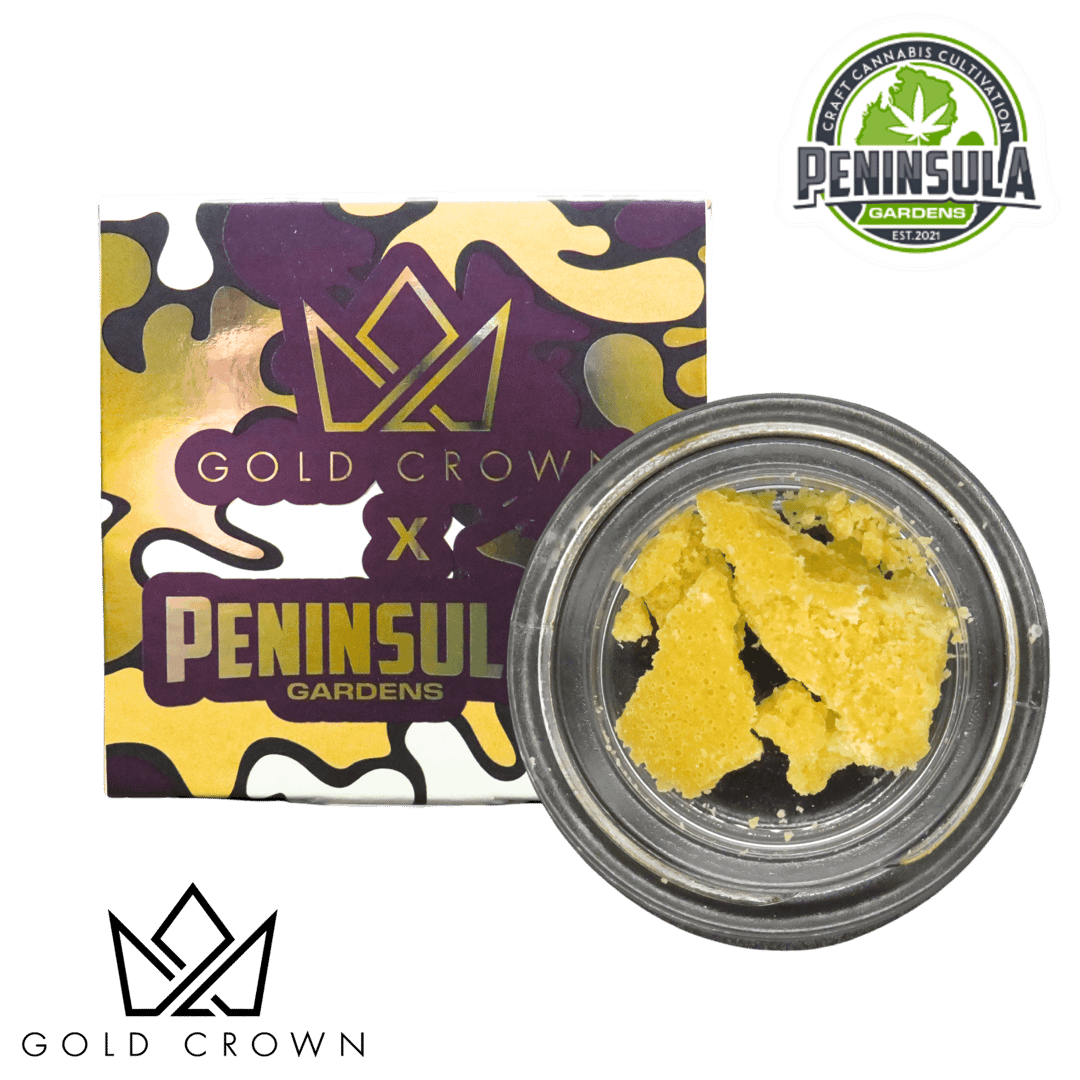 Crumble (1g)- Peninsula Gardens x Gold Crown - Dual OG