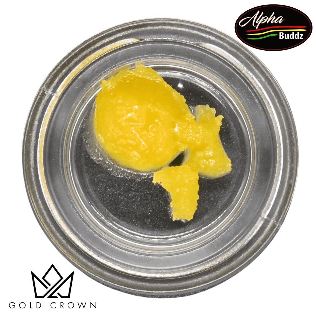 Cured Budder (1g)- Alpha Buddz x Gold Crown - Orange Slushie
