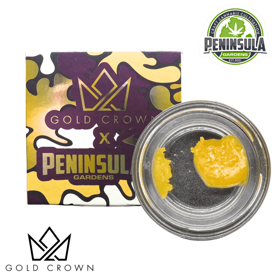 Cured Budder (1g)- Peninsula Gardens x Gold Crown - Dual OG