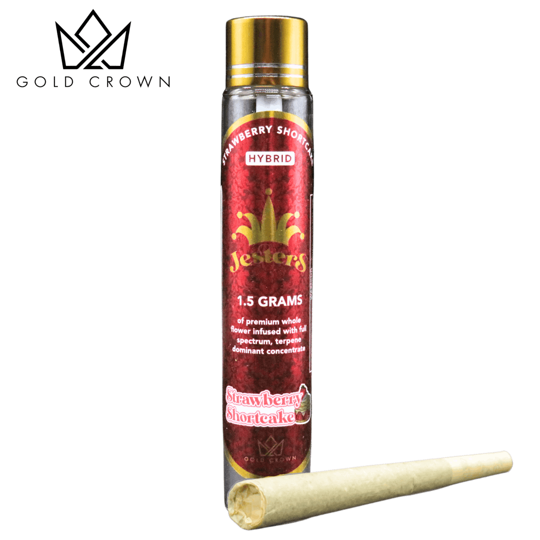 Jesters Infused Pre-roll (1.5g)- Strawberry Shortcake