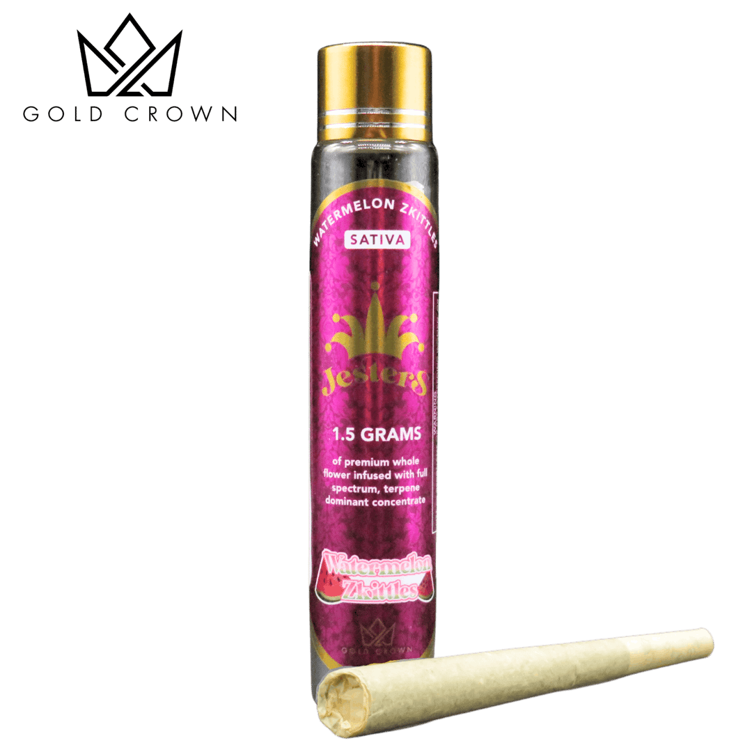 Jesters Infused Pre-roll (1.5g)- Watermelon Zkittles