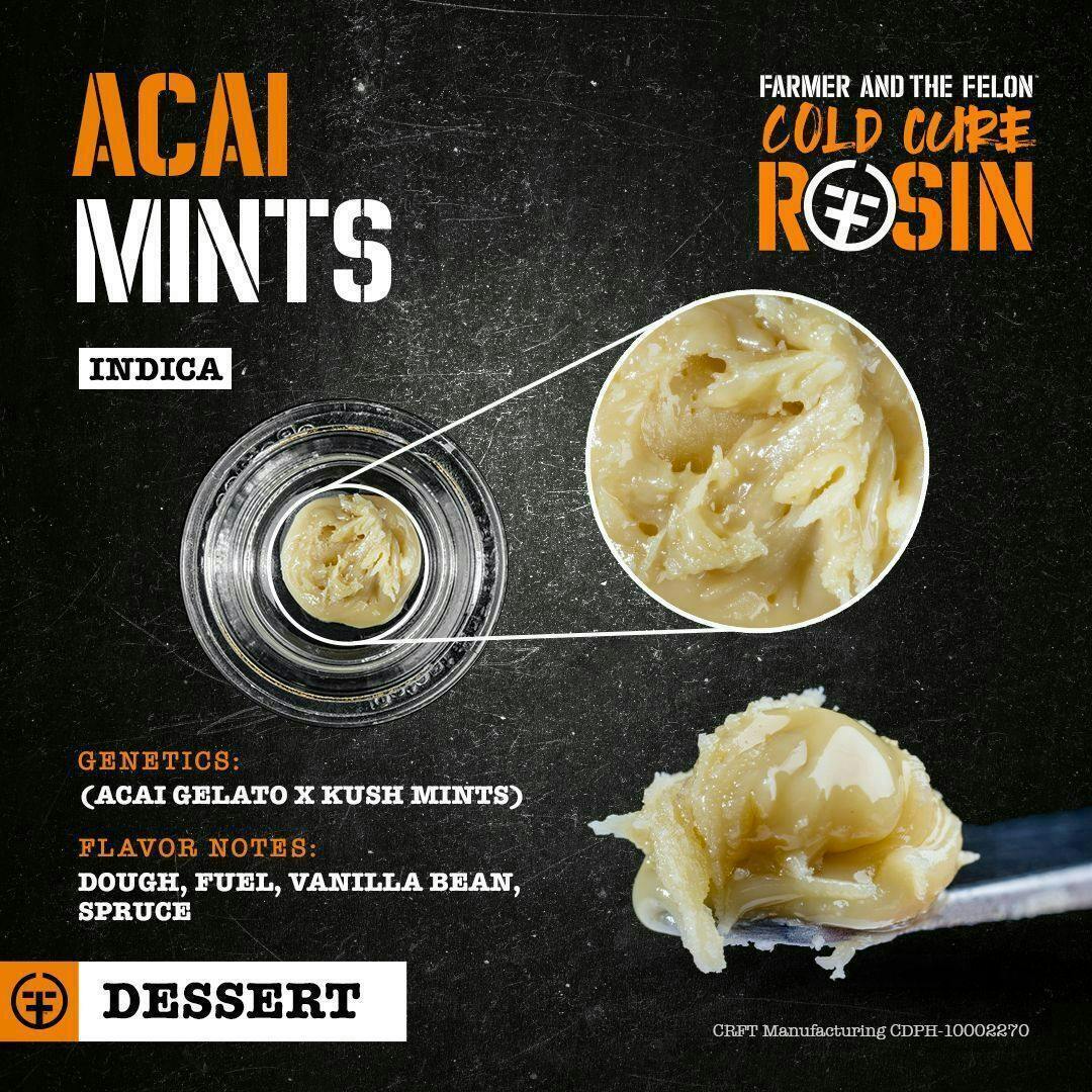 Farmer and the Felon | Acai Mints - Cold Cure Rosin 1G