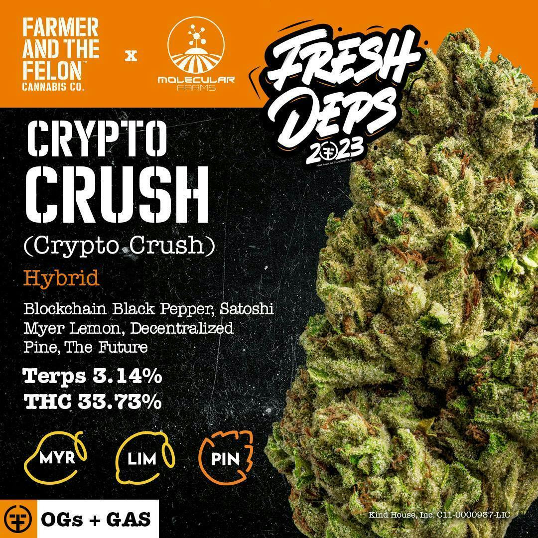 Farmer and the Felon | Flower Crypto Crush 1/8oz