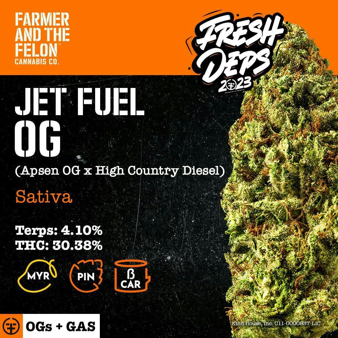 Farmer and the Felon | Flower Jet Fuel OG 1/8oz