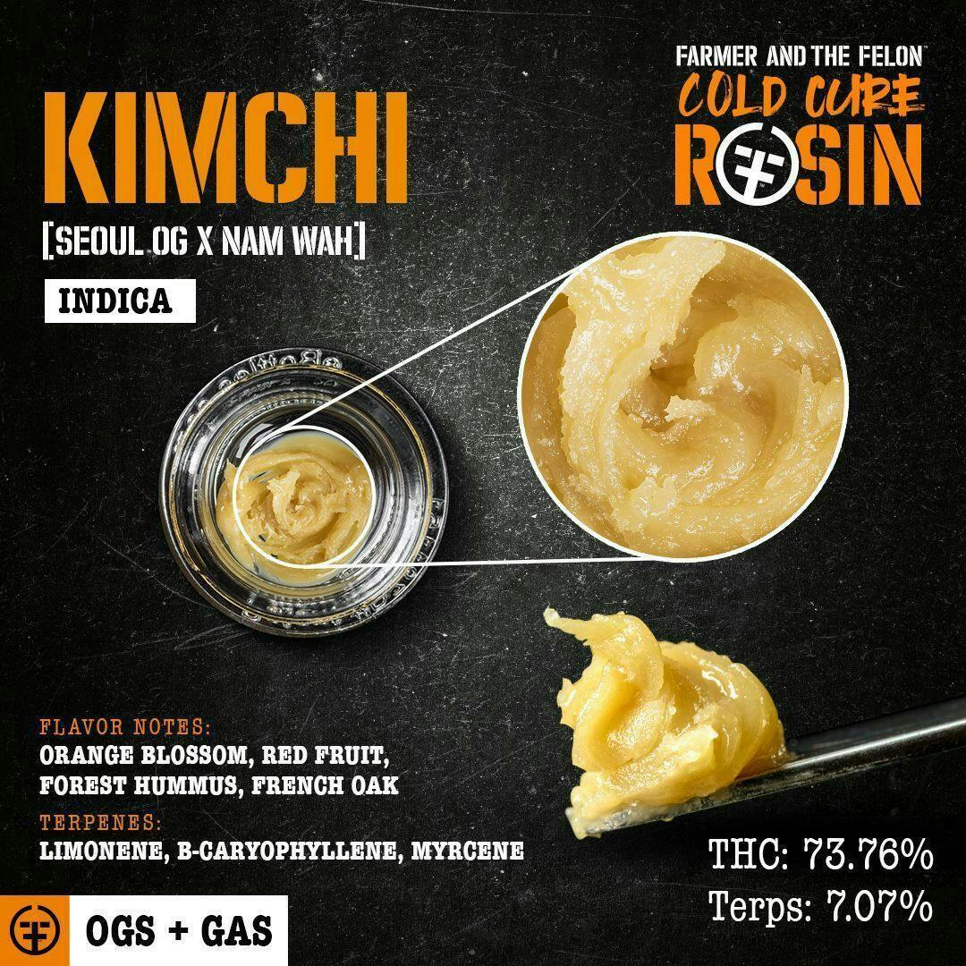 Farmer and the Felon | Kimchi - Cold Cure Rosin 1G