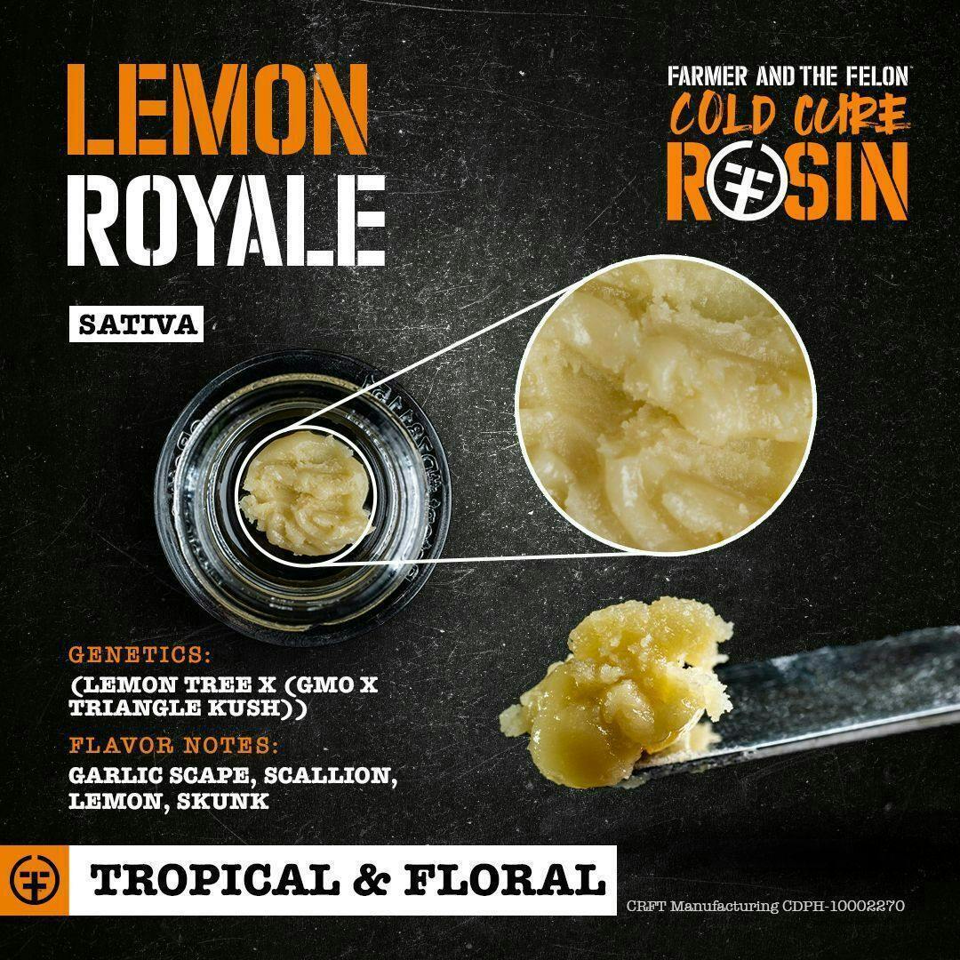 Farmer and the Felon | Lemon Royale - Cold Cure Rosin 1G