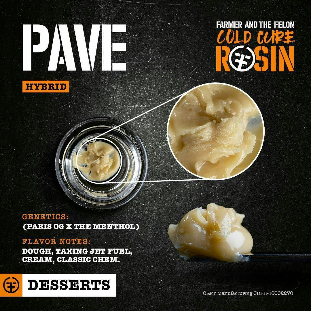 Farmer and the Felon | Pavé - Cold Cure Rosin 1G