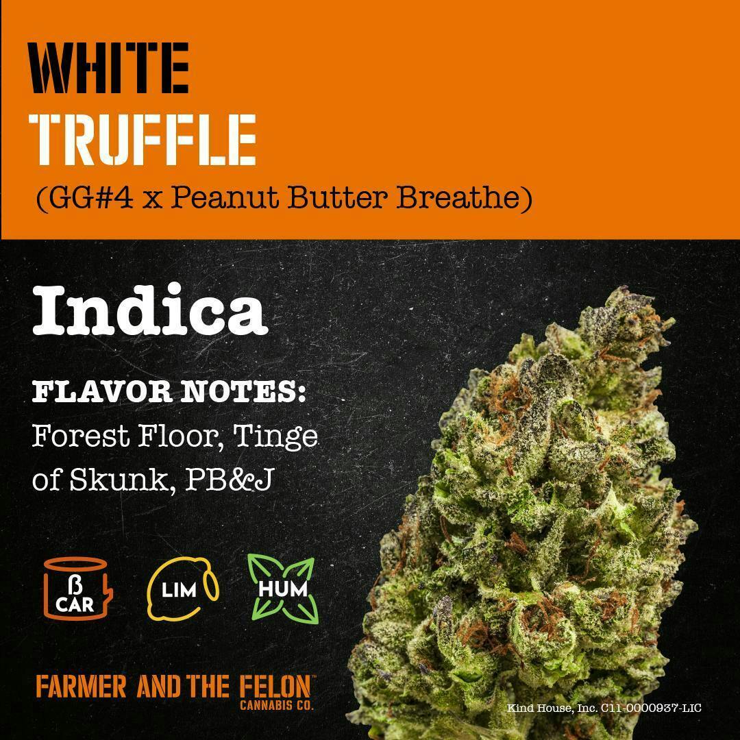 Farmer and the Felon | Flower White Truffle 1/8oz