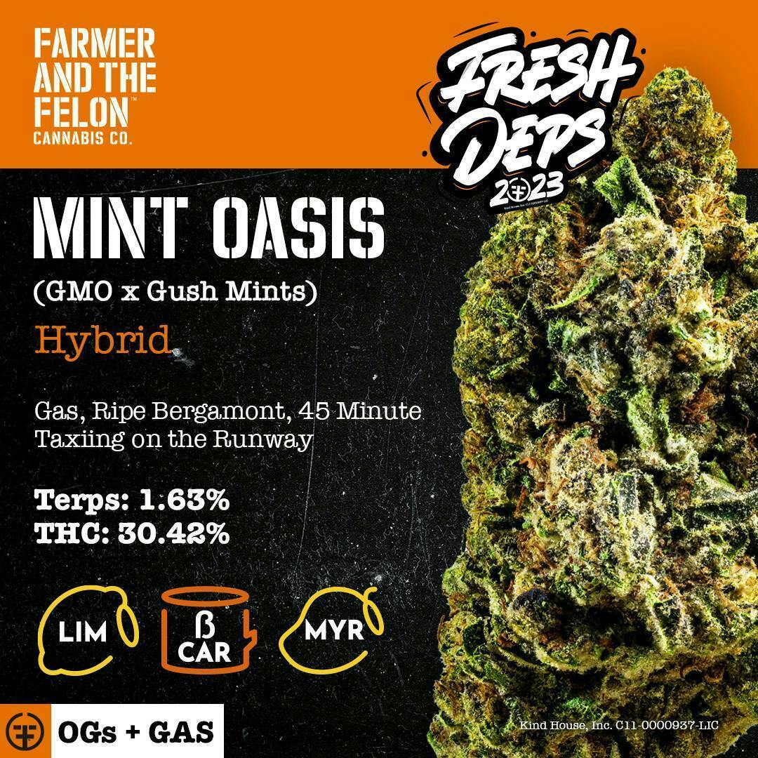 Farmer and the Felon | Flower Mint Oasis 1/8oz