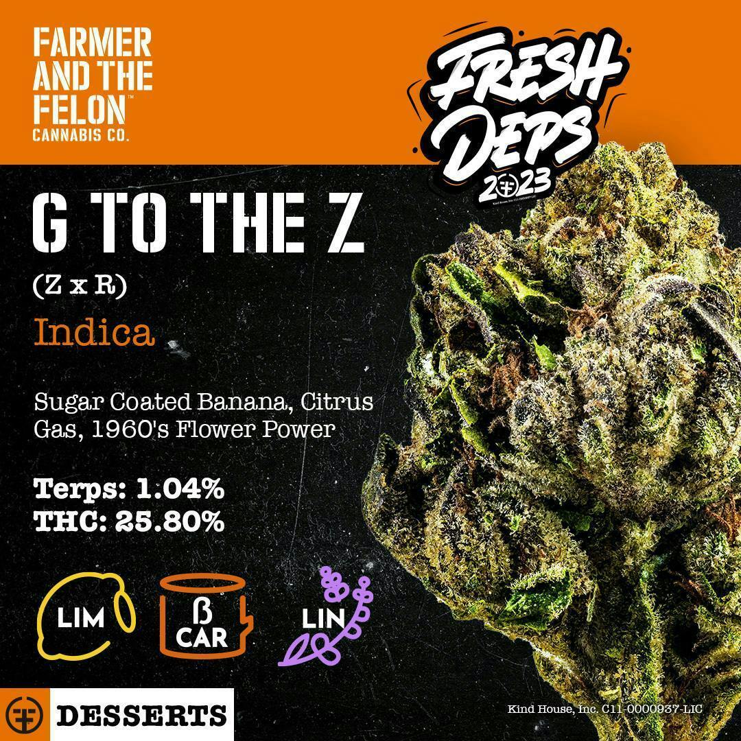 Farmer and the Felon | Flower G to the Z 1/8oz