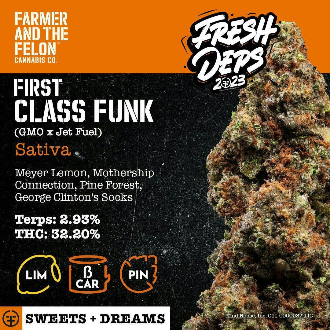 Farmer and the Felon | Flower First Class Funk 1/8oz