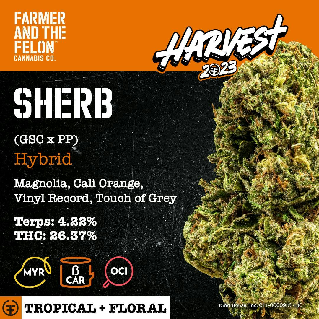Farmer and the Felon | Flower Sherb 1oz