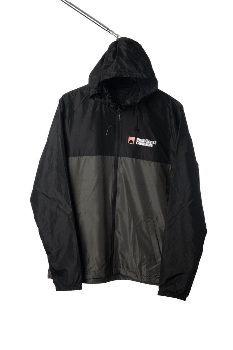 ECC Logo Windbreaker - Black/Grey