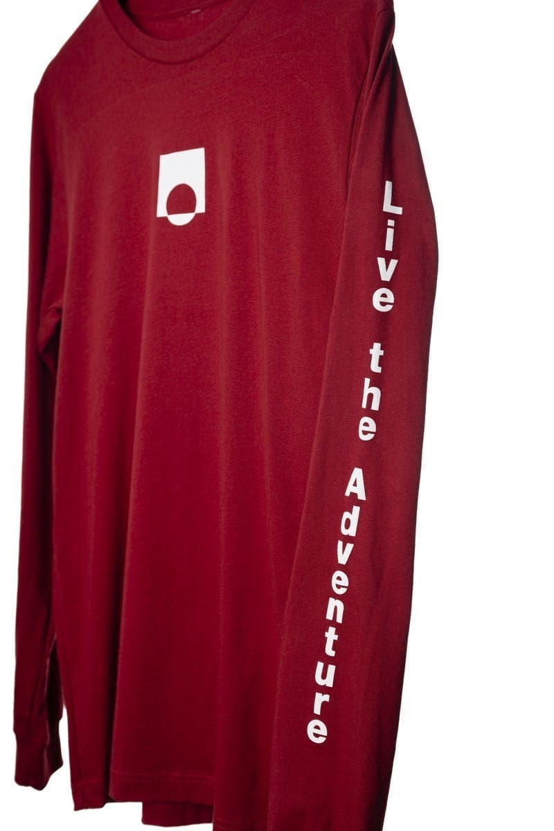 Live the Adventure Long Sleeve - Cardinal