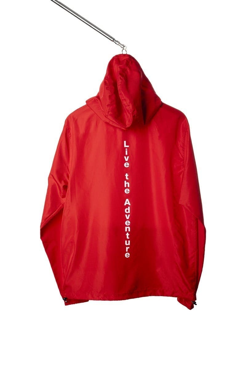 Live the Adventure Windbreaker - Red