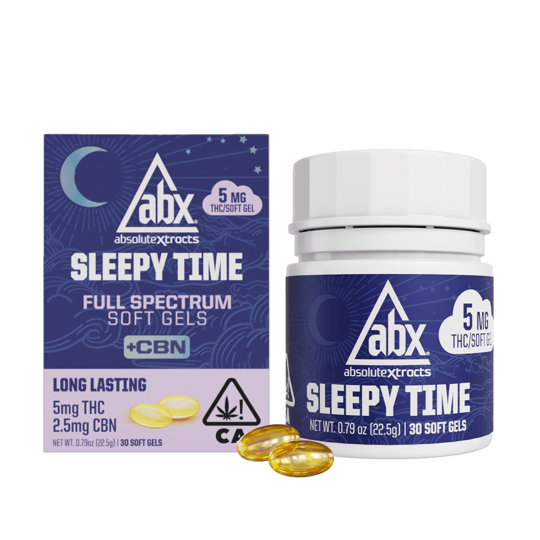 ABX - 5mg Sleepy Time Solventless + CBN Soft Gels - 30ct
