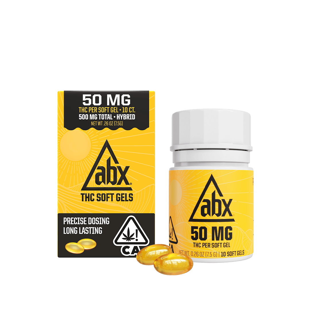 ABX - 50mg THC Soft Gels - 10ct