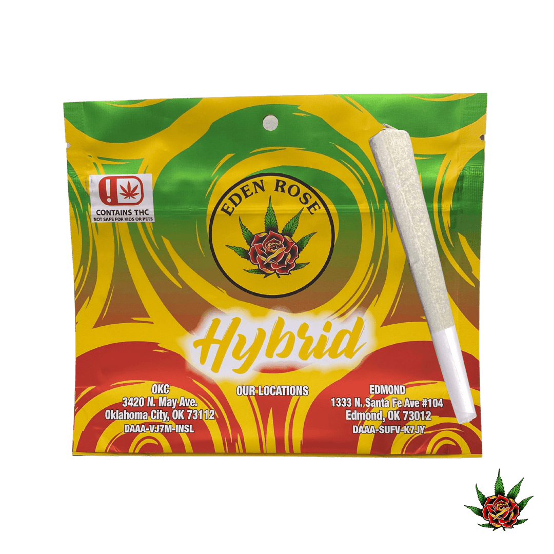 Eden Rose 8 pack Bubble Hash Infused Pre-rolls - (Hybrid)