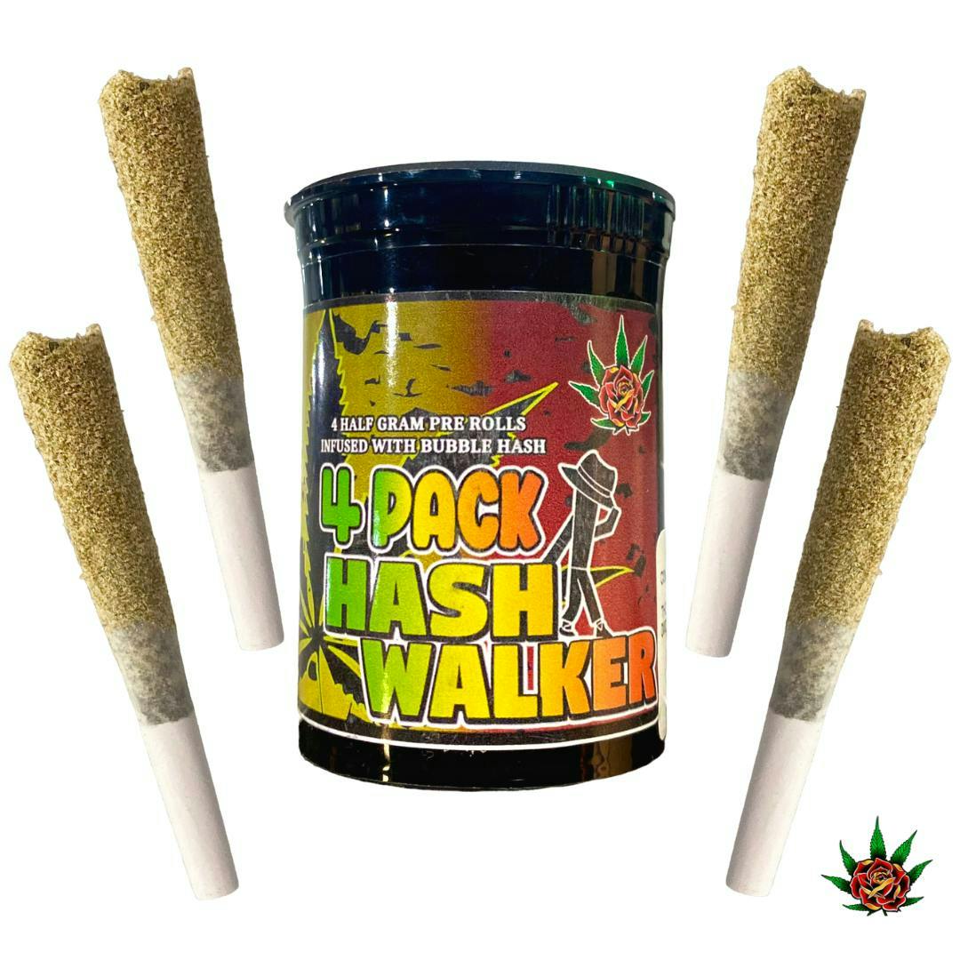 Eden Rose Hashwalkers - 4 pack Infused Pre-rolls