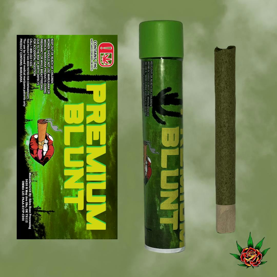 Eden Rose's Premium Hemp Blunt 2g - Dark Phoenix (Sativa)