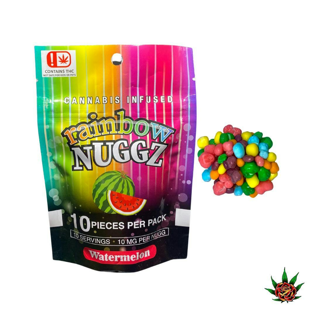 Rainbow Nuggz 100mg - Hibiscus Watermelon