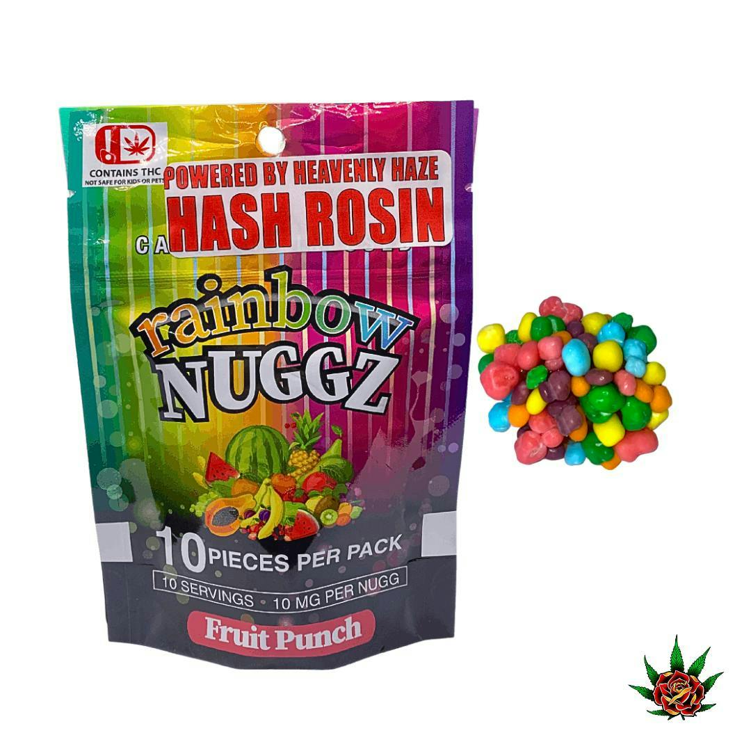 Rainbow Nuggz 100mg - Tropical Fruit Punch (Hash Rosin)