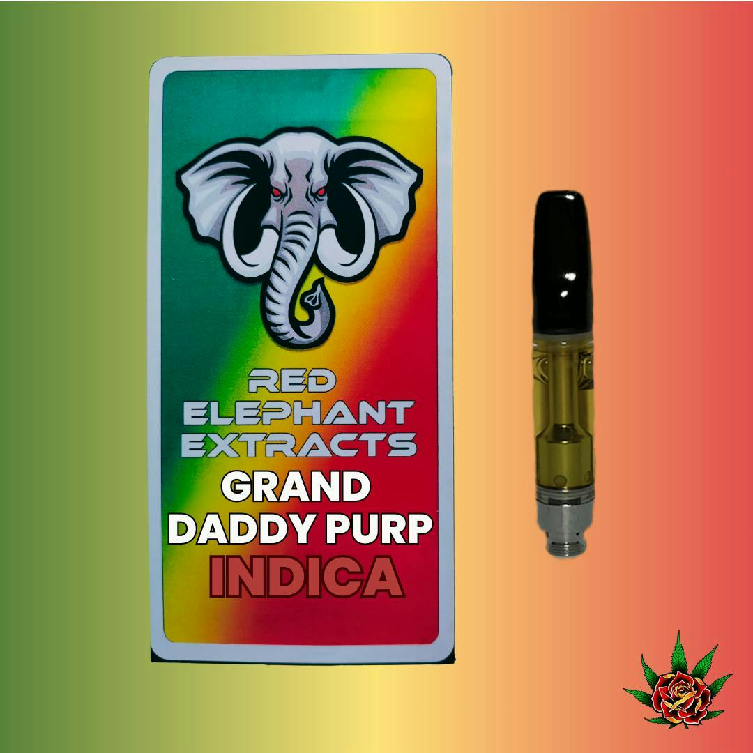 Red Elephant Cart 1g - Grand Daddy Purp (Indica)