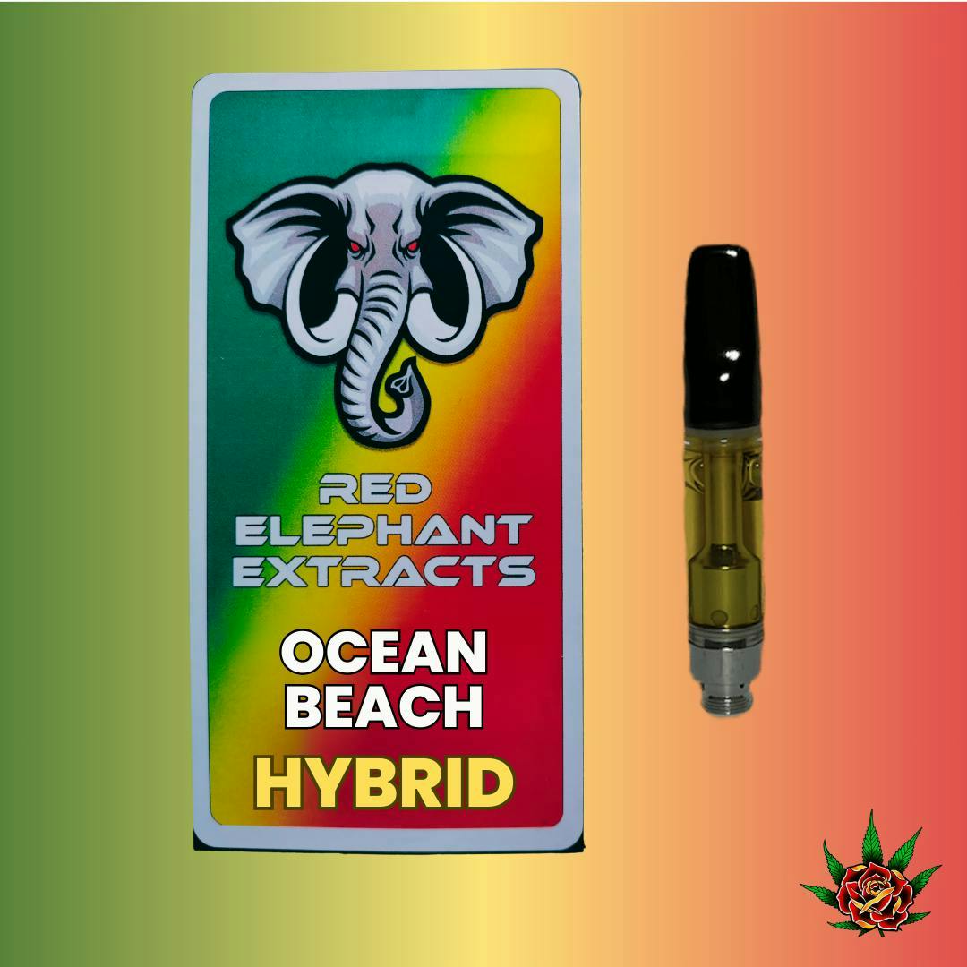 Red Elephant Cart 1g - Ocean Beach (Hybrid)
