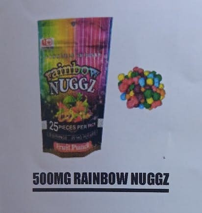 Rosin Rainbow Nuggz | 500mg | Fruit Punch